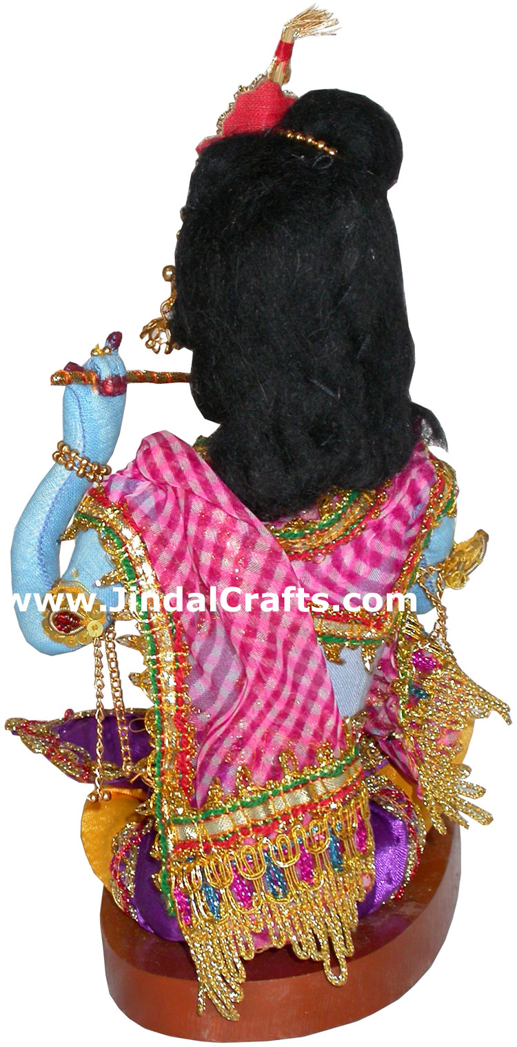 Ethnic Krishna Doll - Indian Art Craft Handicraft Traditional Figure