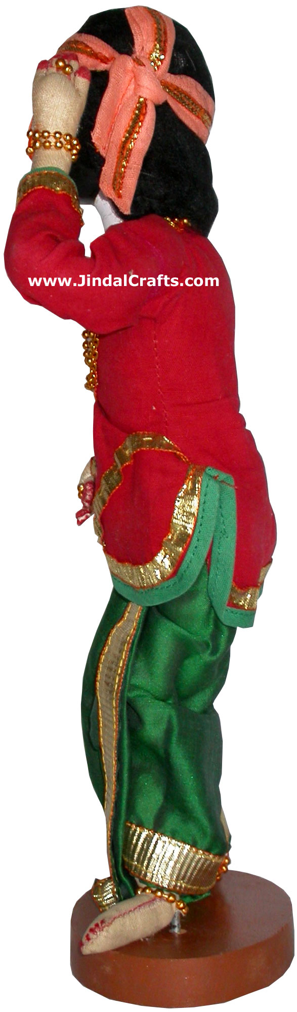 Handmade Traditional Indian Collectible Costume Doll Home Decor Artifact Figure