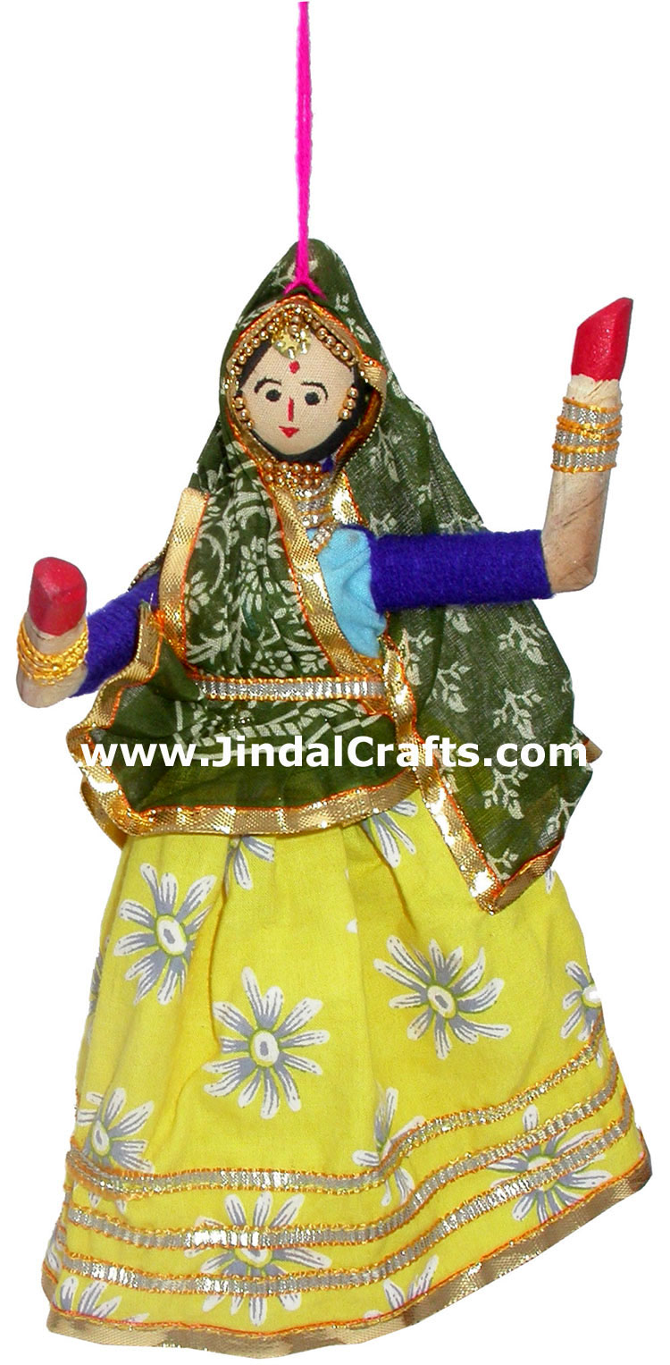 Handmade Traditional Hanging Village Dolls Indian Art