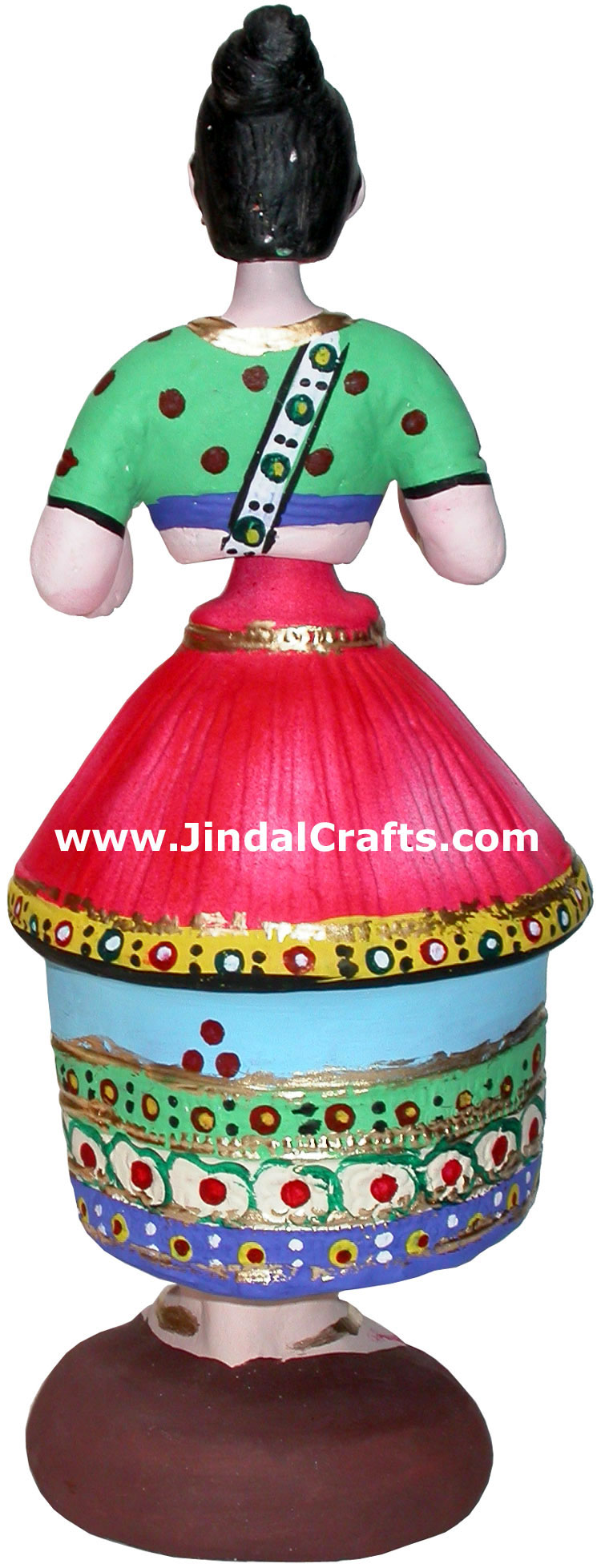 Papier Mache made Traditional Dancing Doll - Handmade Art
