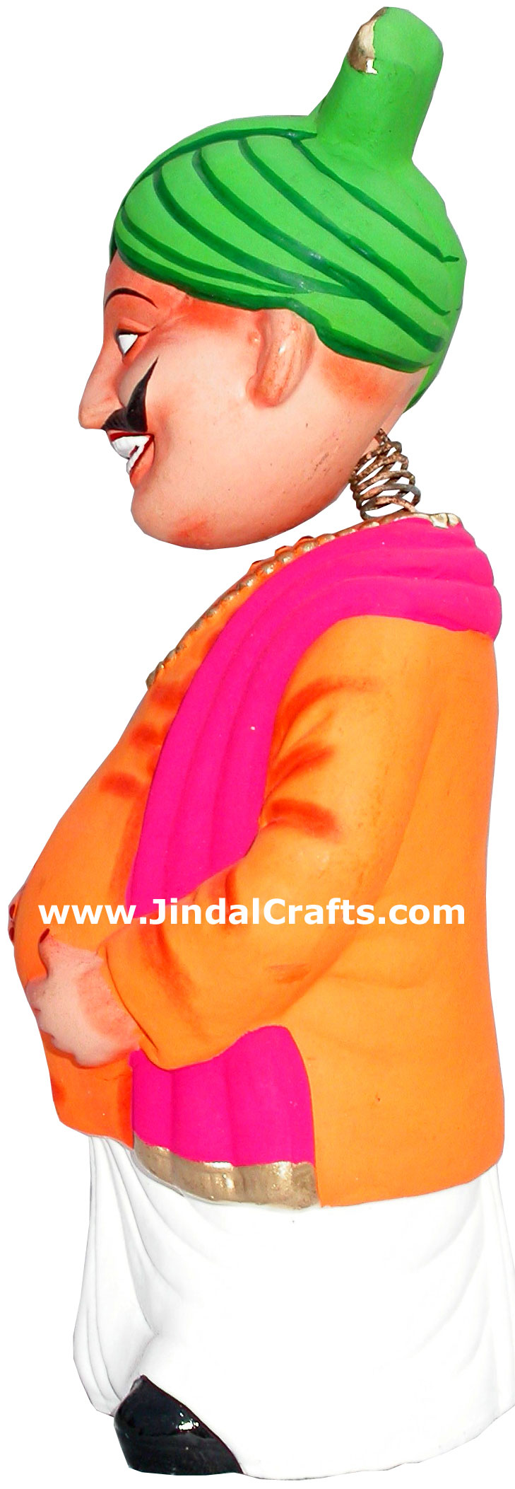 Dancing Doll Clay Made Colourful Traditional India Arts