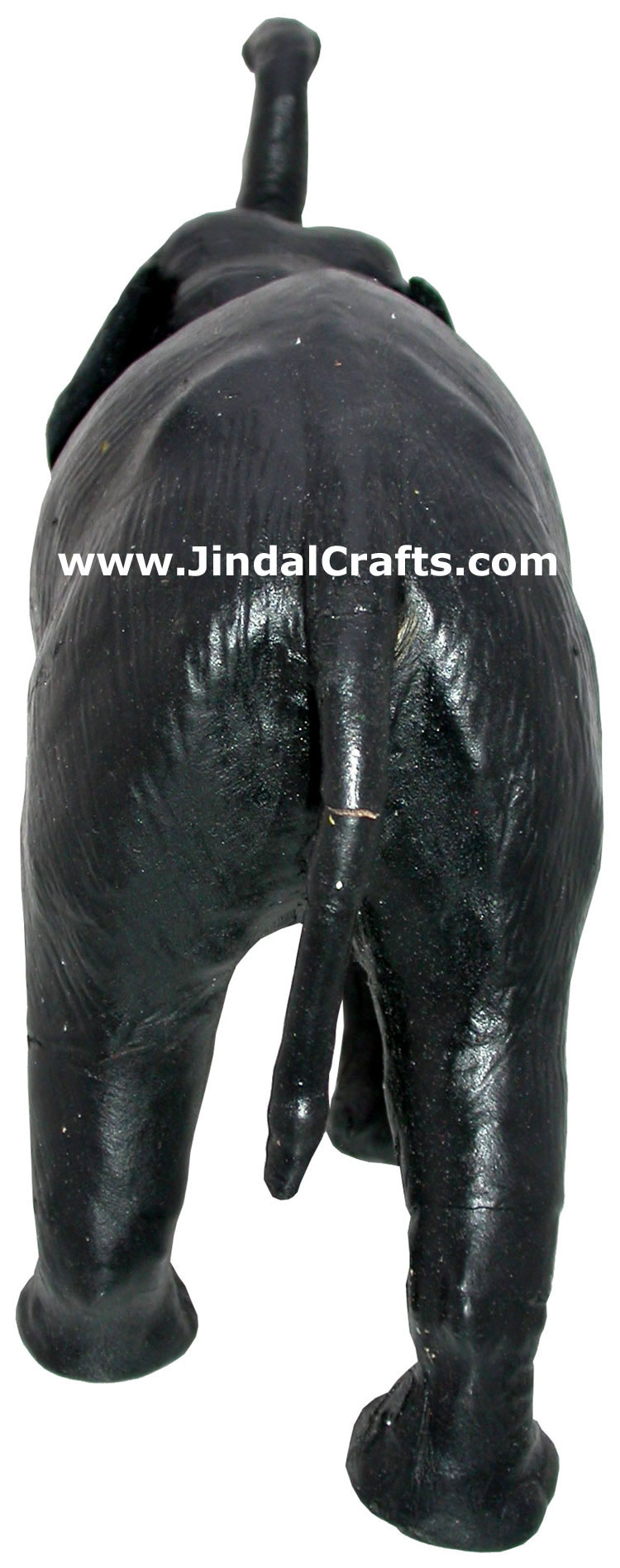 Elephant - Handmade Stuffed Leather Animals Toys India