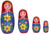 Russian Dolls - Handmade Wooden Stacking Dolls