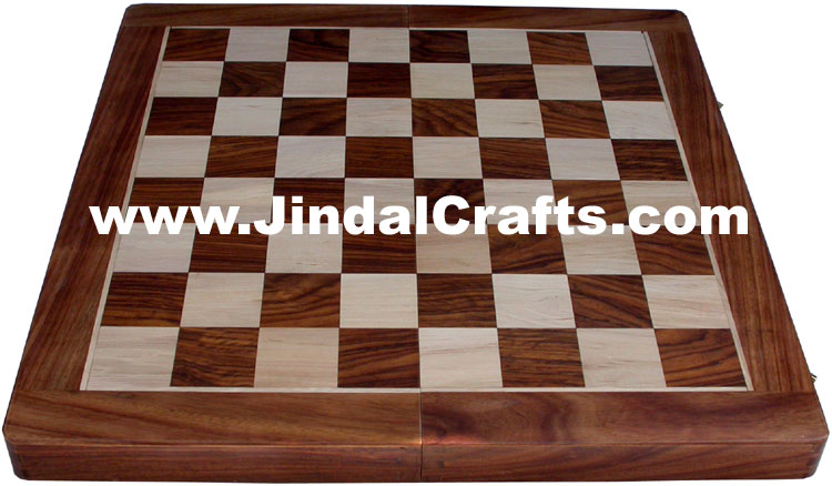Handmade Wooden Indian Chess Board Set India Handicrafts Arts Crafts Sheesham