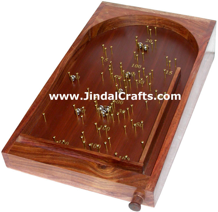 Wood Bagatelle - Handmade Wooden Traditional Game