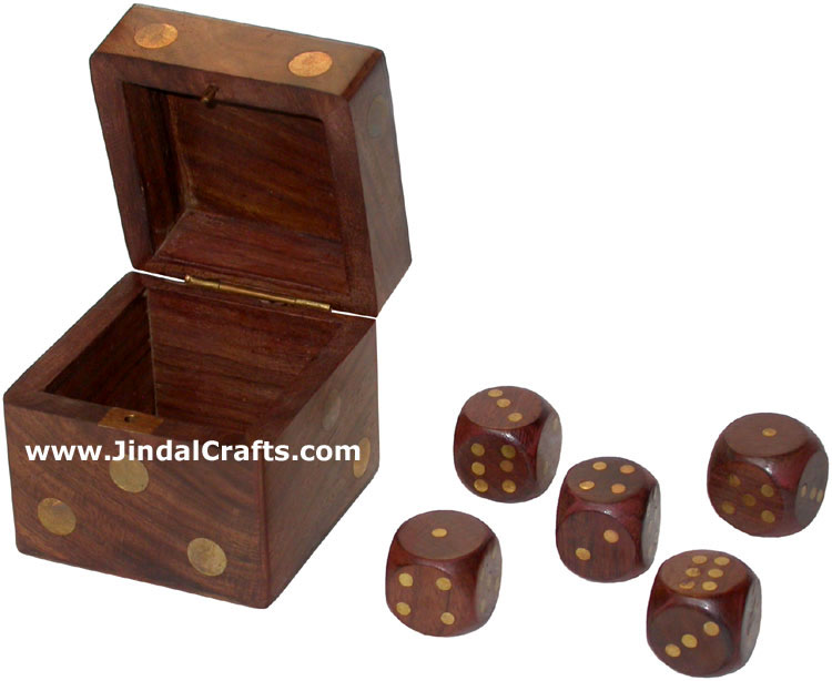 Dice - Wooden Handmade Traditional Game