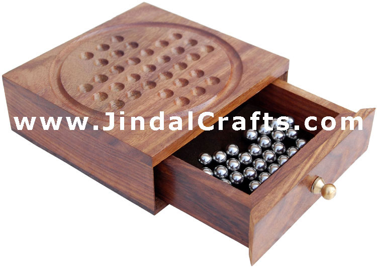 Solitaire Game -  - Indian Traditional Wooden Game