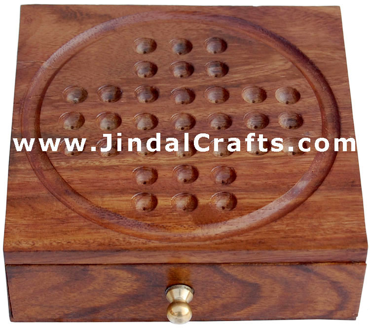 Solitaire Game -  - Indian Traditional Wooden Game