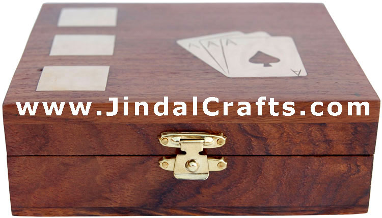 Card / Dice Box - Indian Traditional Wooden Game