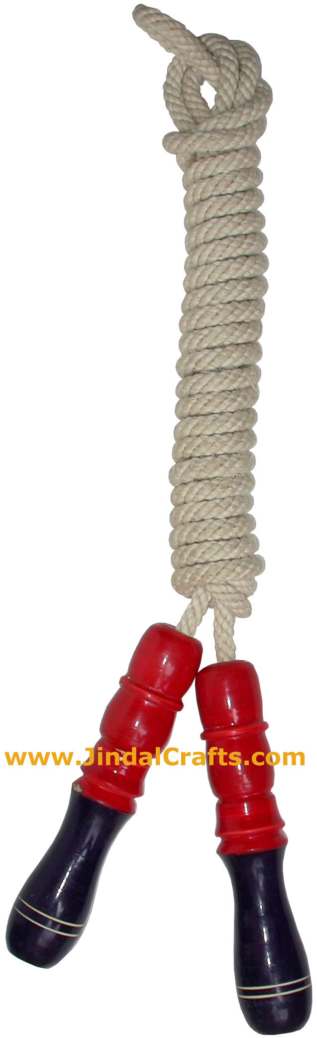 Lacquered Polished Wooden Skipping Rope