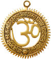 Om Symbol with Gayatri Mantra Hindu Religious Artifact Vaastu Hindu Symbol India